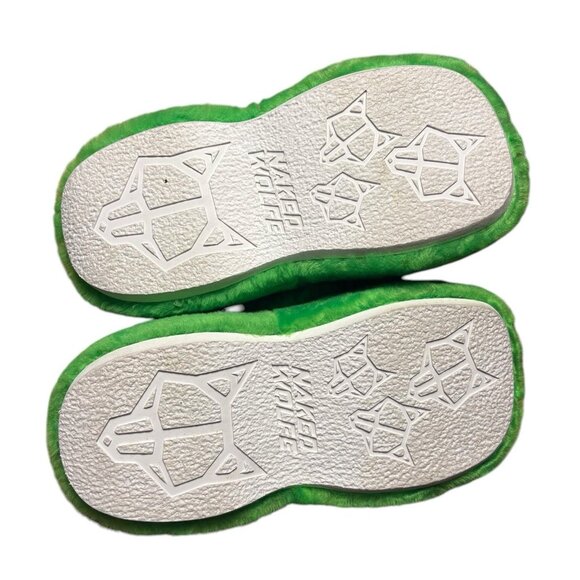 Naked Wolfe Platform Flip Flop Sandal The dreamer shearling Wool Sz 9 Green - Picture 13 of 15